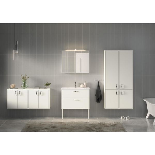 Gustavsberg Artic Kommod vit, 80 cm, med tvättställ