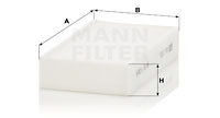 Kupéfilter MANN-FILTER CU 1721-2