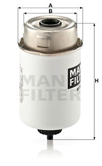 Bränslefilter MANN-FILTER WK 8015