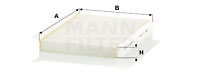 Kupéfilter MANN-FILTER CU 2532