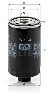 Oljefilter MANN-FILTER W 719/21