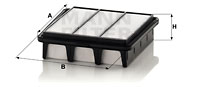 Luftfilter MANN-FILTER C 23 006