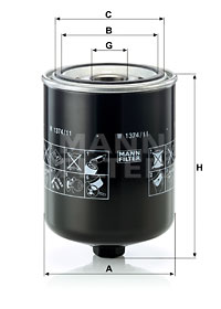 Oljefilter MANN-FILTER W 1374/11