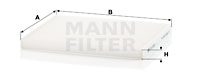 Kupéfilter MANN-FILTER CU 2243