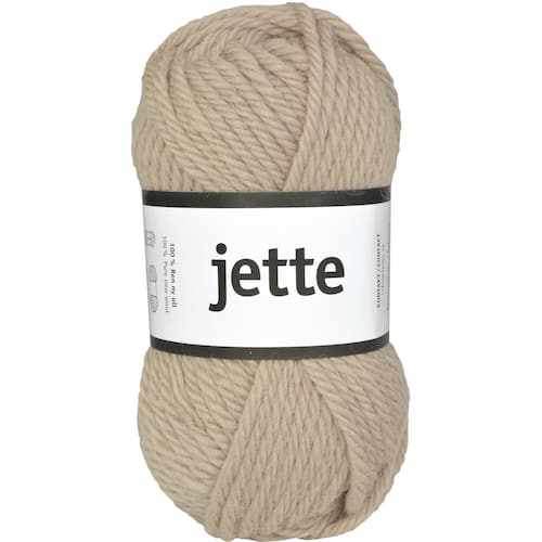Järbo GARN Ullgarn Jette 50g beige