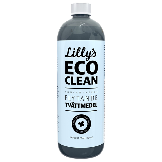 Lillys Eco Clean Flytande Tvättmedel med Aloe Vera (parfymfritt), 750 ml