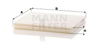Kupéfilter MANN-FILTER CU 2137