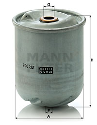 Oljefilter MANN-FILTER ZR 903 x
