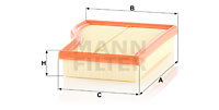Luftfilter MANN-FILTER C 26 017