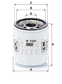 Oljefilter MANN-FILTER W 7030