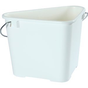 Foder- och vattenhink Trican vit, 17 l