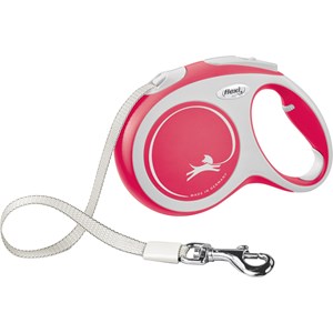Koppel Flexi New Comfort Band L 5 m Röd