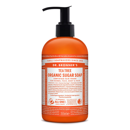 Dr. Bronner’s Organic Sugar Soap Tea Tree 355 ml