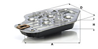 Hydraulikfilter, automatväxel MANN-FILTER H 2426 KIT