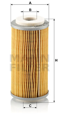 Bränslefilter MANN-FILTER H 822/1 x