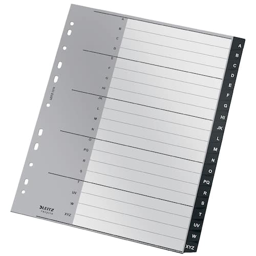 Leitz Plastregister PP recycle A4 A-Z