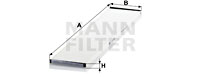 Kupéfilter MANN-FILTER CU 6034