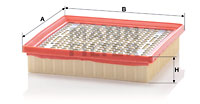 Luftfilter MANN-FILTER C 2055