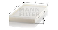 Kupéfilter MANN-FILTER CU 3540