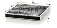 Kupéfilter MANN-FILTER CUK 2246