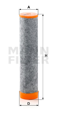 Sekundärluftfilter MANN-FILTER CF 7001