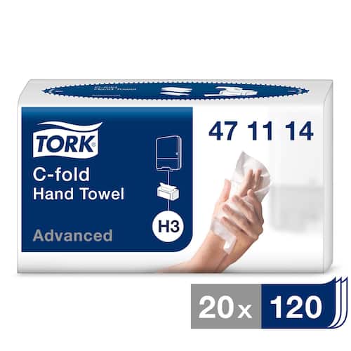 Tork Handduk Advanced H3 2-lag vit