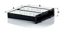 Kupéfilter MANN-FILTER CU 21 004