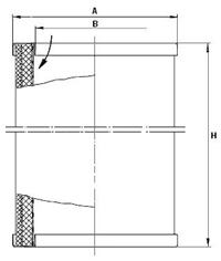 Filter, tryckluft MANN-FILTER LE 13 008