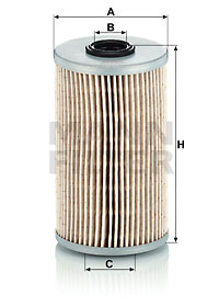 Bränslefilter MANN-FILTER P 726 x