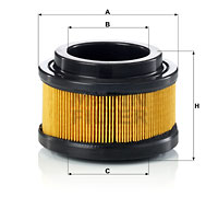 Filter, vevhusventilation MANN-FILTER C 11 008