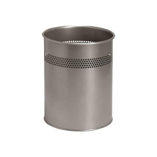 Twinco Papperskorg 15L silver