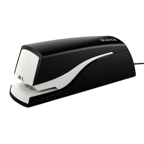 Leitz Elektrisk häftapparat med adapter och 1 000 x e1-klamrar, NeXXt 5532, 10 arks kapacitet, svart