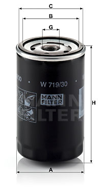 Oljefilter MANN-FILTER W 719/30