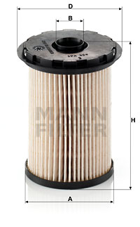 Bränslefilter MANN-FILTER PU 731 x