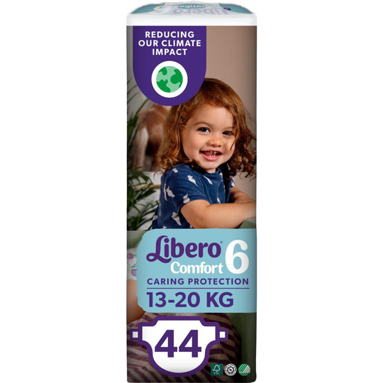 Libero Comfort 6 Blöjor (13-20 kg) 44 st