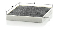 Kupéfilter MANN-FILTER CUK 2252