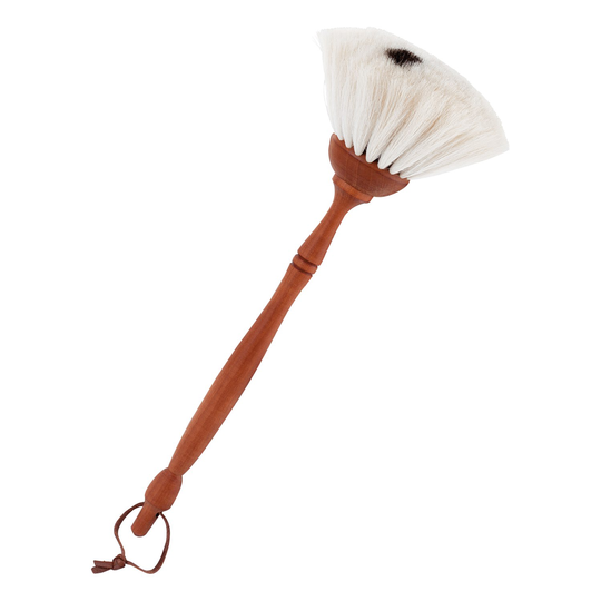 Redecker Dammborste Gethår - Vit, 34 cm