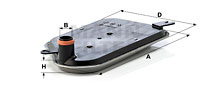 Hydraulikfilter, automatväxel MANN-FILTER H 2826 KIT