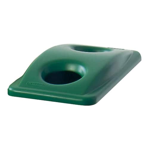 Rubbermaid Commercial Products Slim Jim papperskorgslock, grön, 288 x 518 x 70 mm