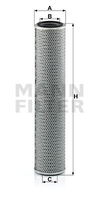 Filter, drifthydraulik MANN-FILTER H 1095