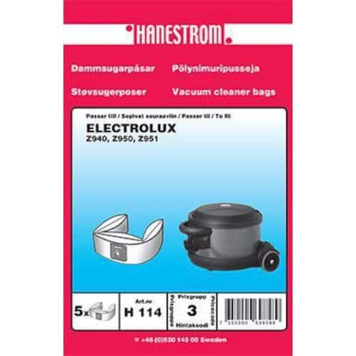 HANESTROM Dammsugarpåse ELECTROLUX Z940, Z950, Z951