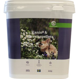 Smådjursfoder Lantmännen Kanin- och Marsvinspellets Hink, 3 kg