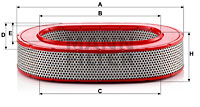Luftfilter MANN-FILTER C 37 145