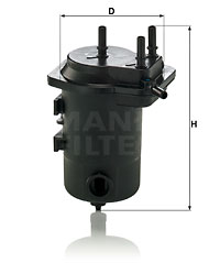 Bränslefilter MANN-FILTER WK 9028 z
