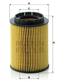 Oljefilter MANN-FILTER HU 932/6 n