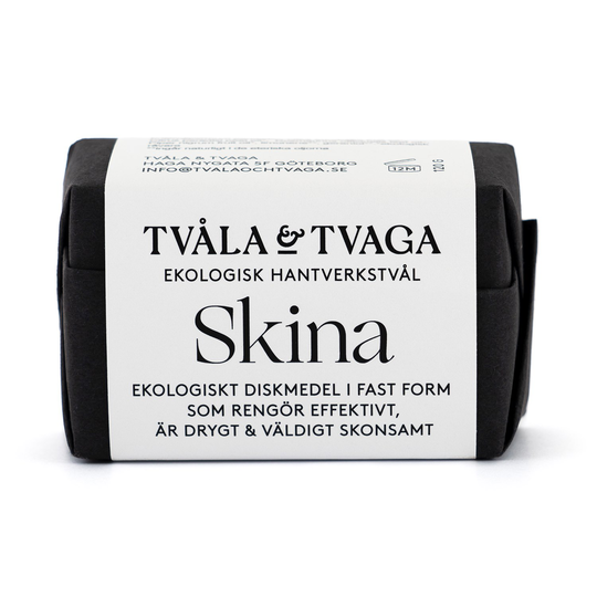 Tvåla & Tvaga Ekologisk Disk- & Rengöringstvål Skina, ca. 120 g