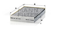 Kupéfilter MANN-FILTER CUK 26 005