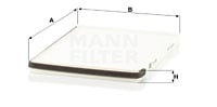 Kupéfilter MANN-FILTER CU 2630