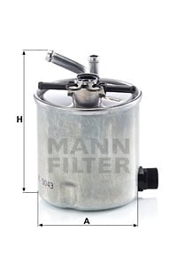 Bränslefilter MANN-FILTER WK 9043