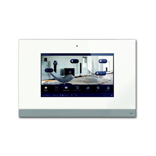 ABB Busch-Comfort 8136-0-0026 Touchpanel 9", glas Svart